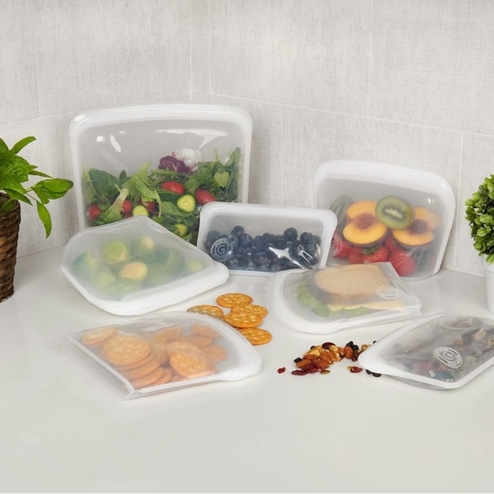 NIB- Honest Good 7 piece starter kit l.Self sealing reusable-No BPA,PVC,latex. - Picture 4 of 8
